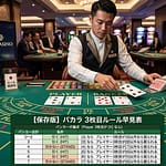 バカラ ルール 3枚目